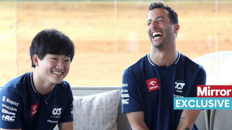 AlphaTauri F1 drivers Yuki Tsunoda and Daniel Ricciardo (Image: Getty Images)