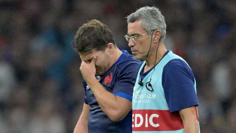 Antoine Dupont was forced off injured in France