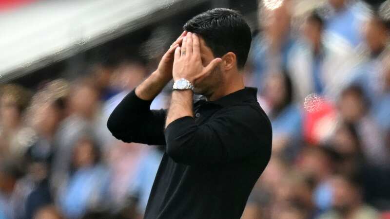 Mikel Arteta is preparing his Arsenal side to face north London rivals Tottenham this weekend (Image: Stuart MacFarlane/Arsenal FC via Getty Images)