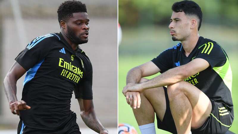 Mikel Arteta has given an update on Thomas Partey and Gabriel Martinelli (Image: Getty)