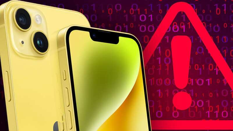 Apple iPhone warning (Image: APPLE • GETTY)