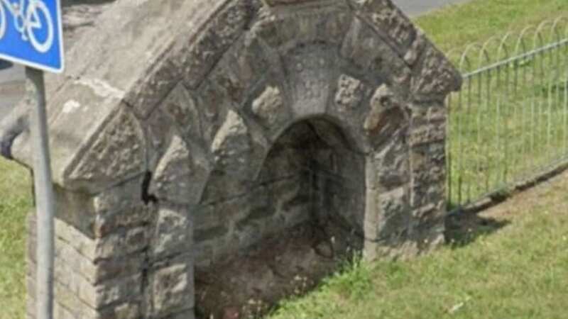 The mysterious structure in Plymouth that has caused debate online (Image: Google)