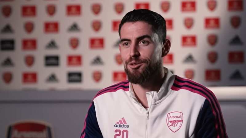 Jorginho has insisted he has the backing of his Arsenal team-mates (Image: YouTube/Arsenal)