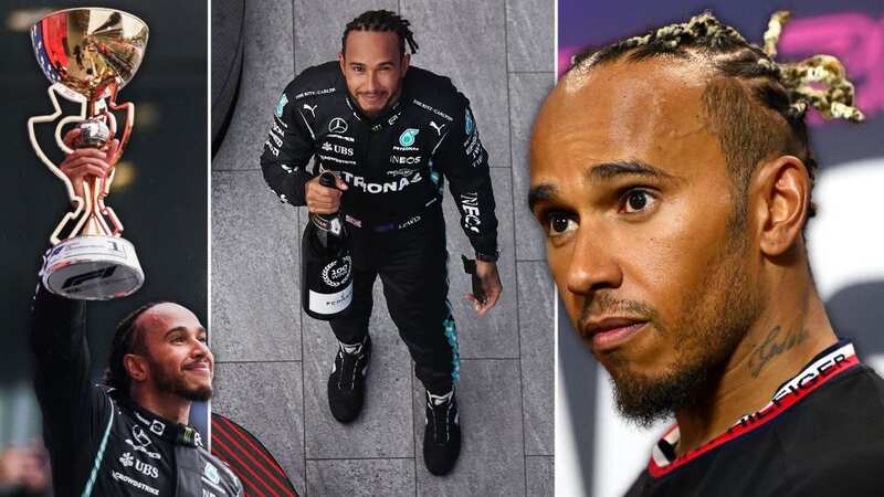 Lewis Hamilton won an F1 race for the 100th time at Sochi in 2021 (Image: Getty Images)