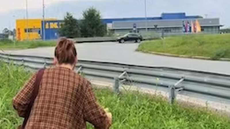 A keen shopper reached IKEA - by foot (Image: @monika.koch/TikTok)