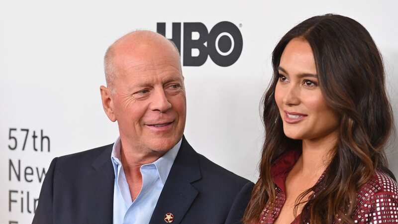 Actor Bruce Willis and wife Emma Heming Willis in 2019 (Image: AFP via Getty Images)