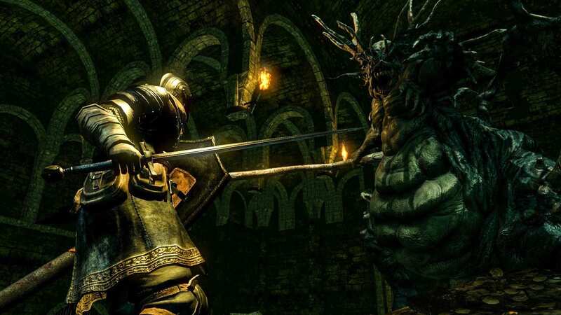 We think Dark Souls Remastered has a decent shot at being on PS Plus this month (Image: From Software / Bandai Namco)