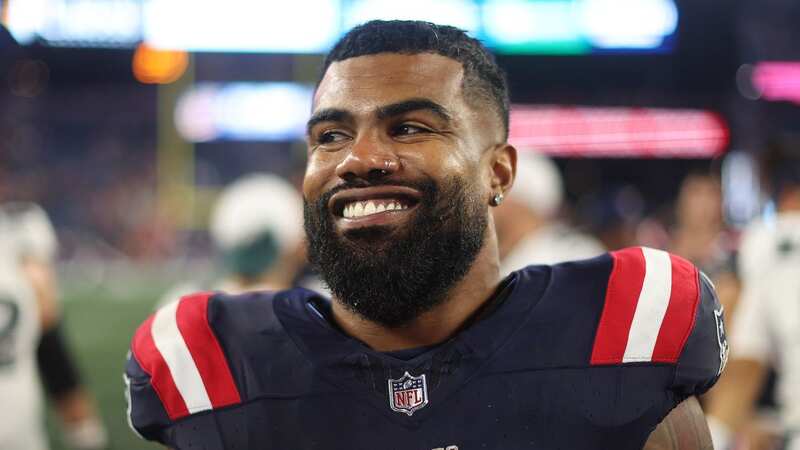 Ezekiel Elliott of the New England Patriots is preparing for his first game against his old team the Dallas Cowboys (Image: Adam Glanzman/Getty Images)