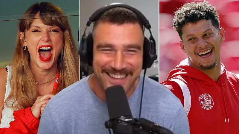 Travis Kelce cracked a joke at Kansas City Chiefs quarterback Patrick Mahomes