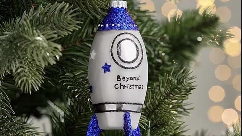 Rock it this Christmas with space-age decorations (Image: John Lewis)