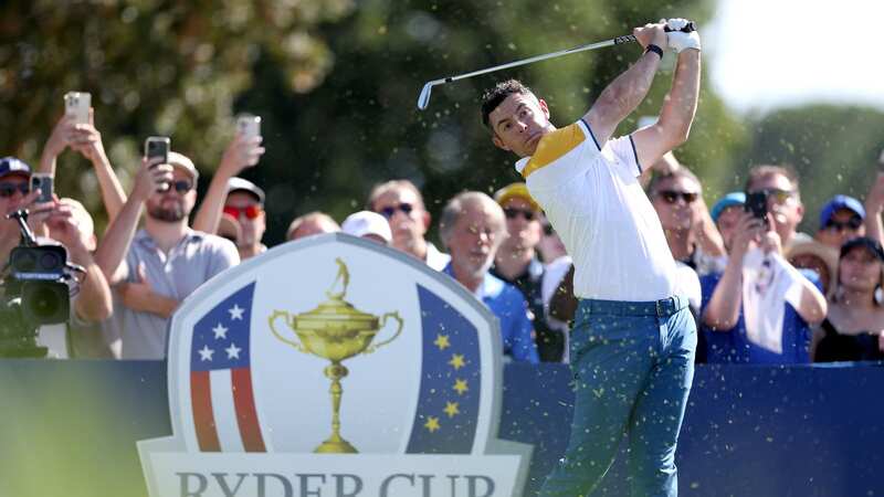 Rory McIlroy hopes to lead Europe to Ryder Cup glory at Marco Simone Golf & Country Club this weekend. (Image: Richard Heathcote/Getty Images)