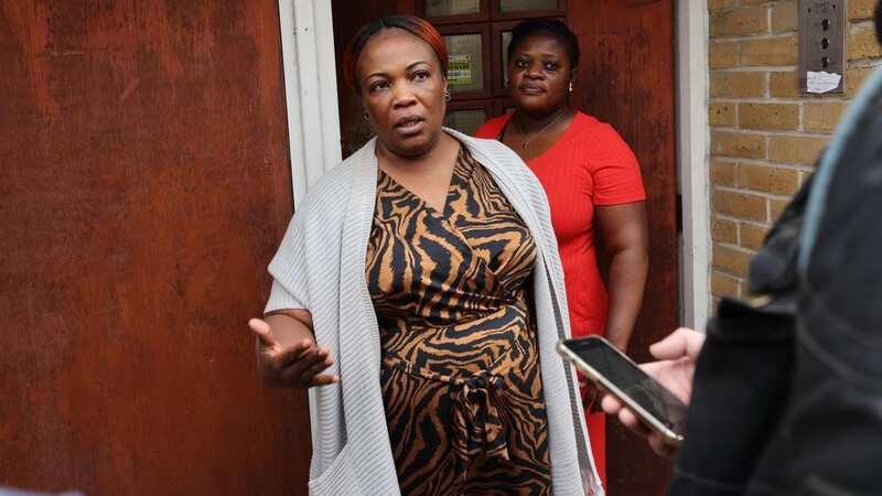 The aunt of schoolgirl Eliyanna Andam murdered in Croydon (Image: TIM ANDERSON)