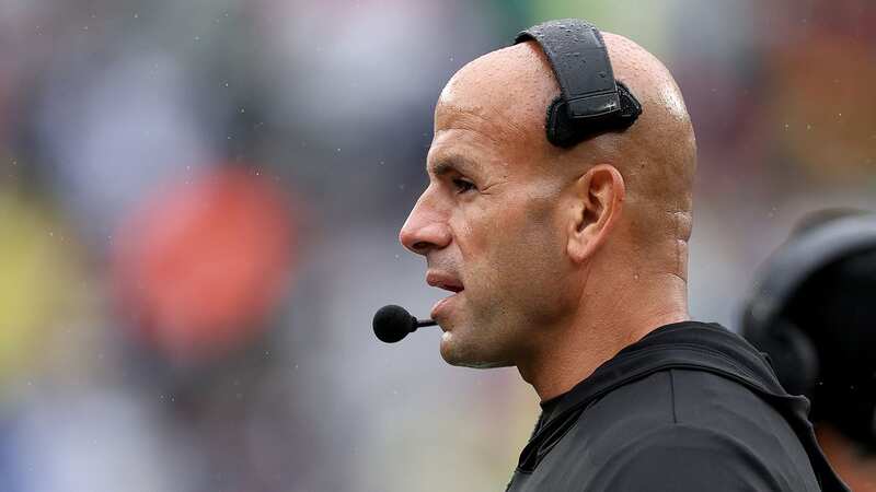 New York Jets head coach Robert Saleh has seemingly changed his stance on quarterback Zach Wilson (Image: Elsa/Getty Images)