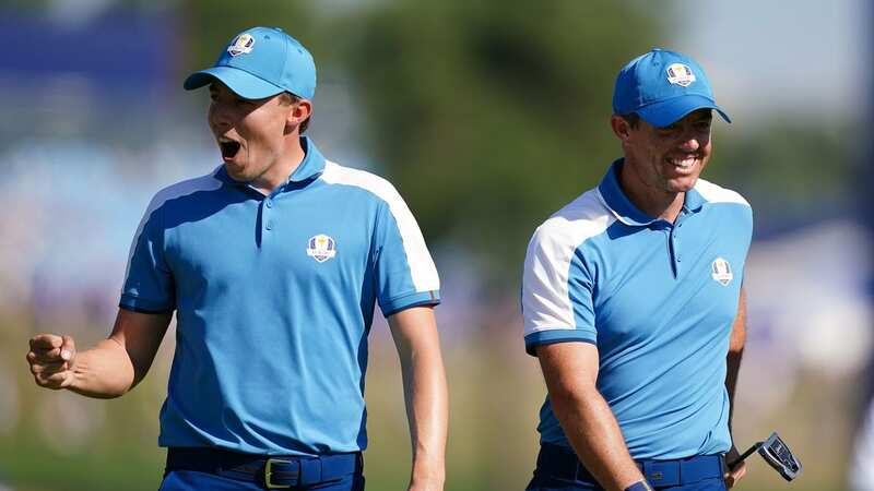 Team Europe lead the Ryder Cup 5.5-1.5 ahead of day two (Image: PA)