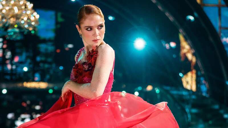 Angela Scanlon during the live show on Saturday (Image: PA)