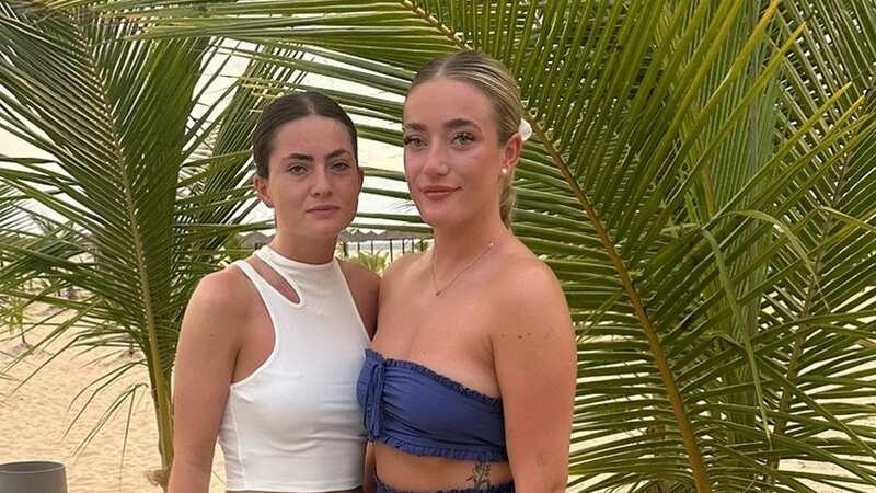 Caitlin Savage, 20, and Jessica Whetstone, 20, before getting ill in Cape Verde (Image: Kennedy News and Media)