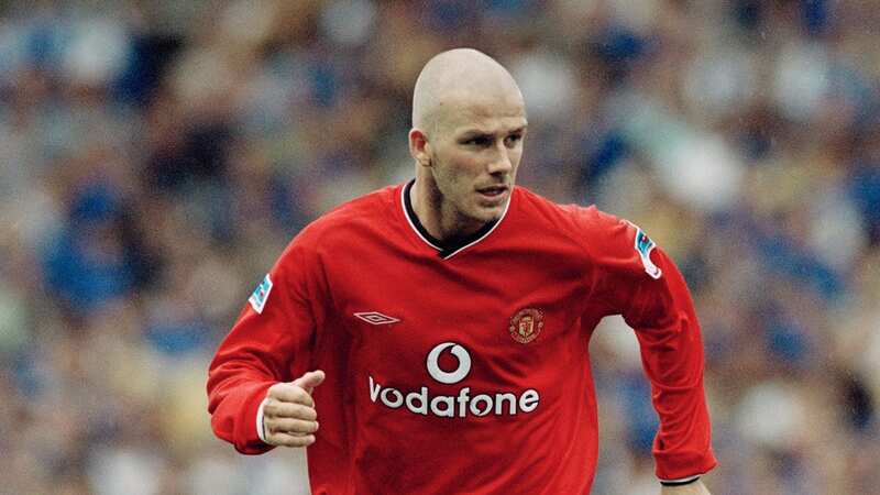 David Beckham was forced to shave off his hair before the Charity Shield in 2000 (Image: Getty Images)