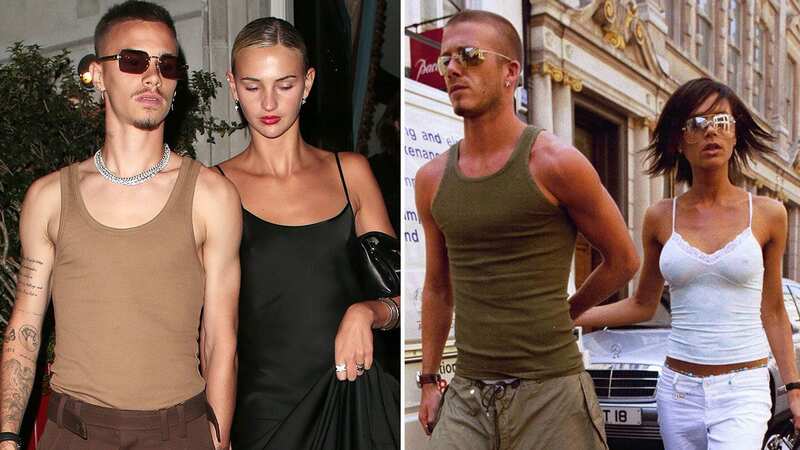 Romeo Beckham is dad David
