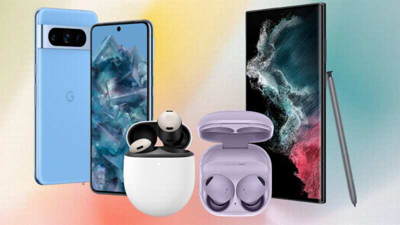 Samsung S23 or Google Pixel 8? These deals may help you decide which phone to buy (Image: Samsung and Google)