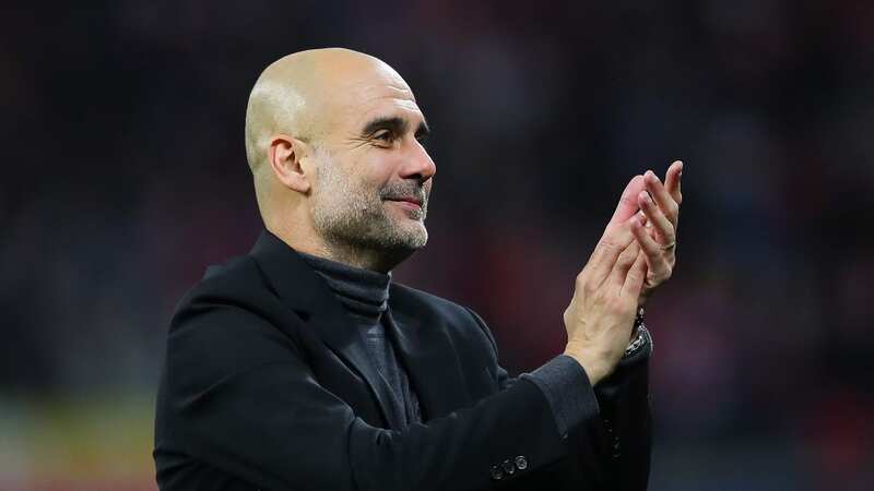 Pep Guardiola has less than two years left to run on his Manchester City contract (Image: Getty Images)