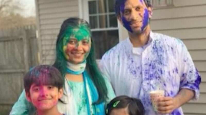 A family photo was shared last year on the father