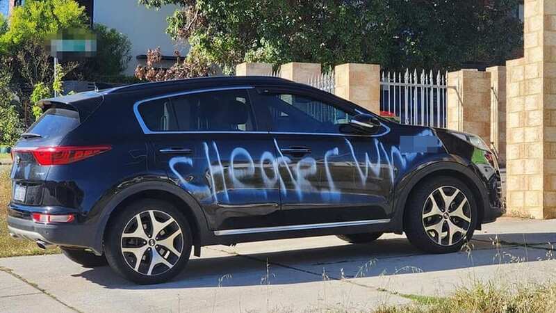 The scorned lover vandalised their partner