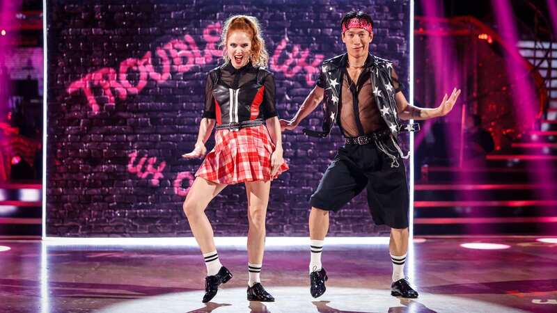 Carlos and Angela are competing for the Glitterball trophy (Image: PA)