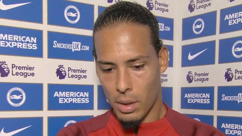 Virgil van Dijk defends Liverpool team-mate over mistake in Brighton draw