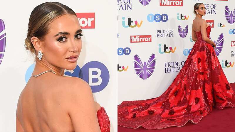 Georgia Harrison turns heads at Pride Of Britain in show-stopping red dress