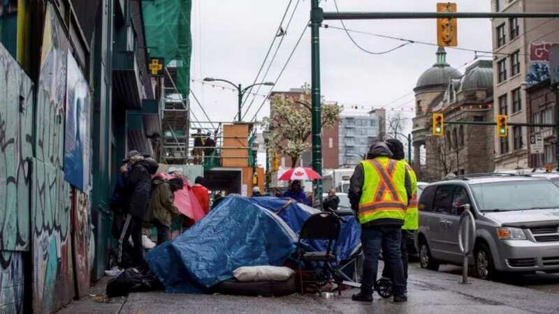 Angela Jun and her husband were unable to find alternative accommodation (Image: Ben Nelms/CBC)