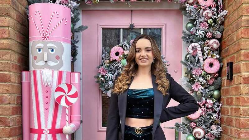 Hannah loves decorating her house for Christmas (Image: Jam Press/@artificialhannah)