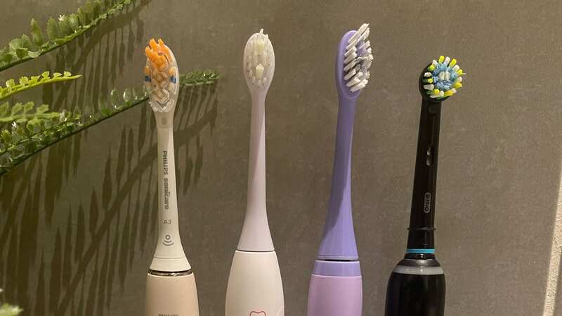 We tested four electric toothbrushes from top-rated brands (Image: Lucy Addicott)