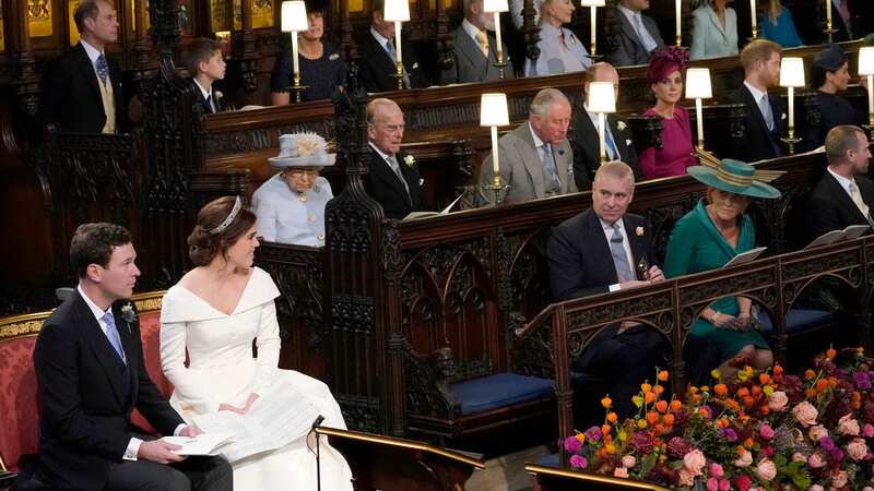 Princess Eugenie left wedding seat next to Andrew empty due to strict rule