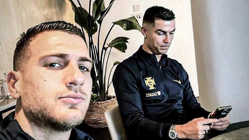 Cristiano Ronaldo and Diogo Dalot (Image: Manchester United via Getty Imag)
