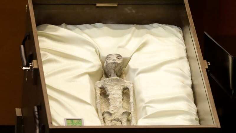 Mummies found in mine and presented in Mexico are 