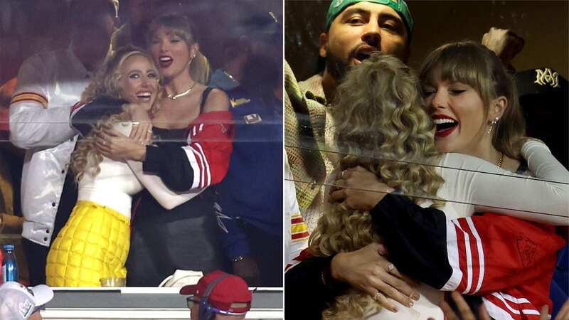 Taylor Swift and her new football bestie bond watching Travis Kelce