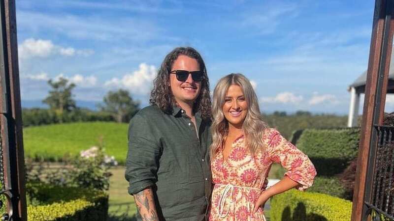 Emma Lowry and her partner Jordan Glenn were enjoying a meal when the creepy-crawly struck (Image: @emroselowry/Instagram)