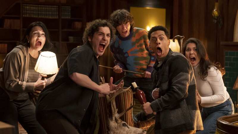 Zack Morris, Isa Briones, Ana Yi Puig, Will Price and Miles McKenna in Goosebumps (Image: Disney/David Astorga)