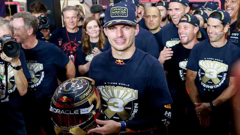 Calum Nicholas (right) is one of Max Verstappen