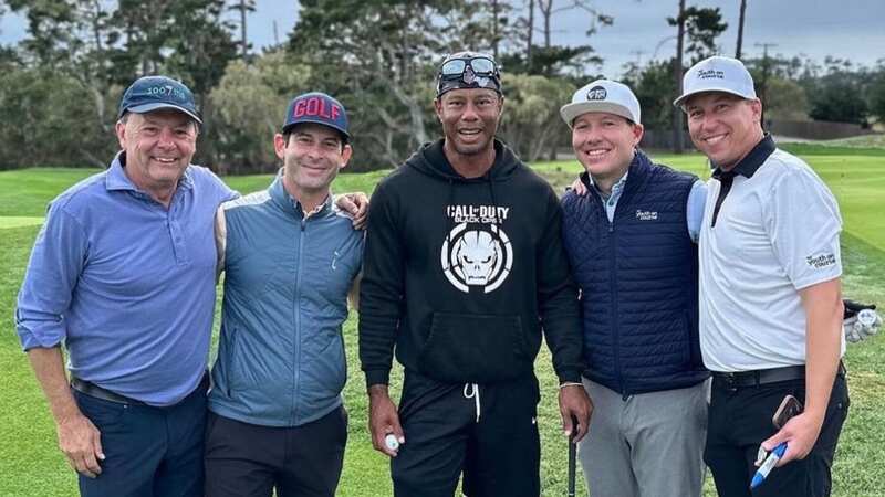 Tiger Woods playing at The Masters early this year