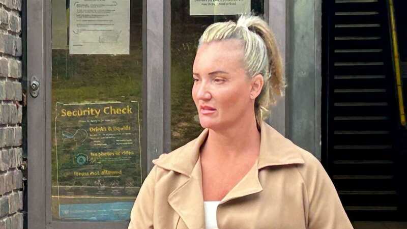 Sarah Webb was caught on CCTV keying a stranger