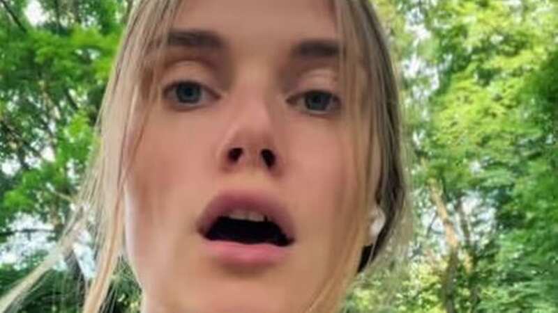 The woman took to TikTok to express her shock (Image: @ugnebr/TikTok)