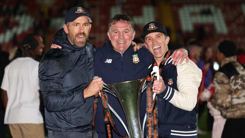 Phil Parkinson the manager of Wrexham, talking about the positive impact of celebrity owners Ryan Reynolds and Rob McElhenney (Image: Getty)