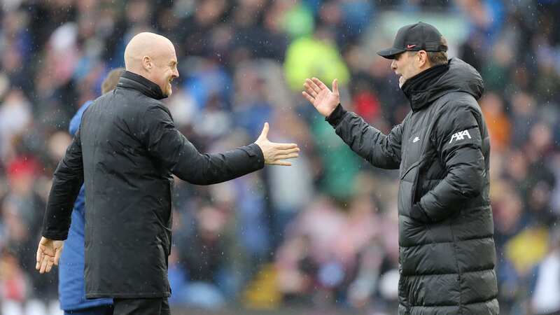 Jurgen Klopp and Sean Dyche will meet this weekend in the Merseyside Derby (Image: Rich Linley - CameraSport via Getty Images)