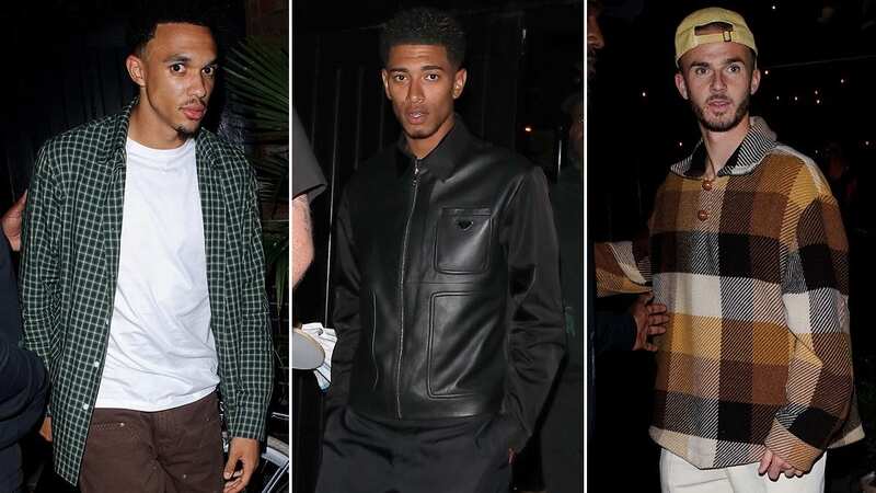 Jude Bellingham enjoyed a night out with James Maddison and Trent Alexander-Arnold after England