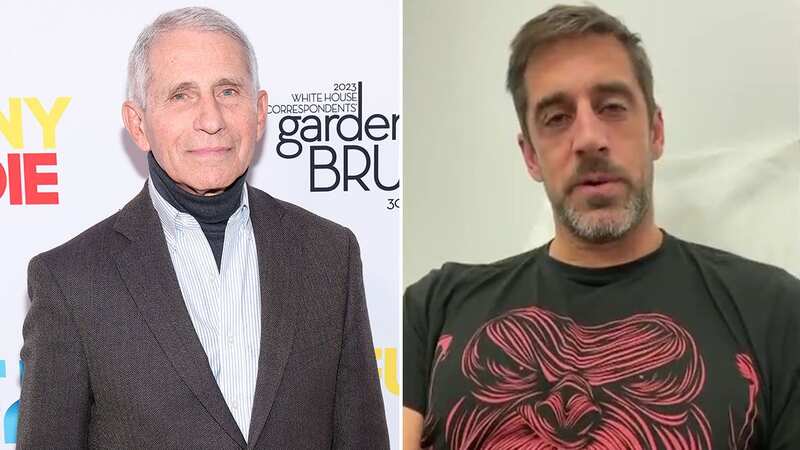 Aaron Rodgers took aim at Dr. Fauci during an appearance on the Pat McAfee Show (Image: awfulannouncing/Twitter)