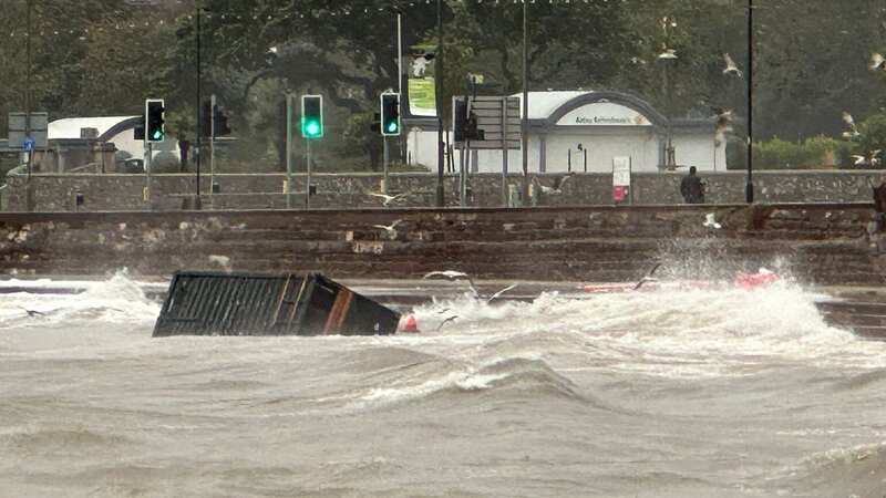 The Soak Lifestyle shop, which was in a shipping container, was washed away in Storm Babet (Image: DEVON LIVE/BPM MEDIA)