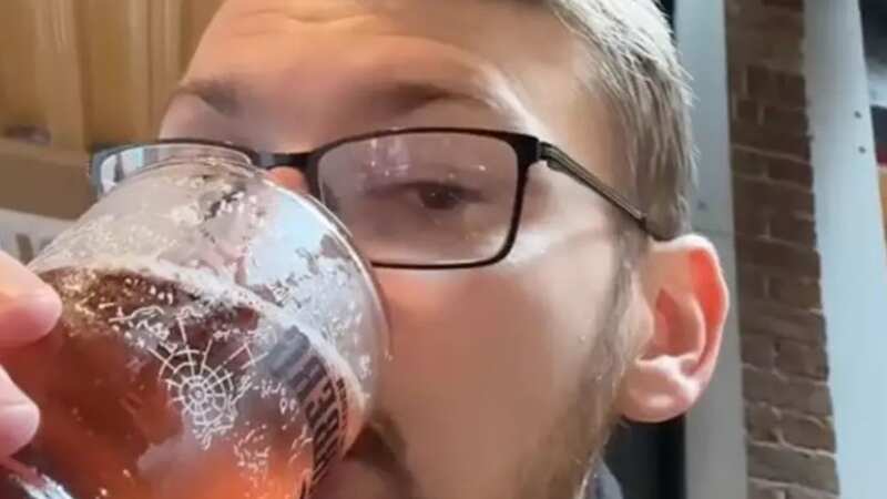 Jon has been busy drinking pints (Image: TikTok/j0nmay)
