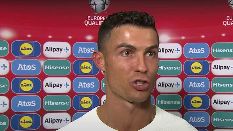 Cristiano Ronaldo reacted furiously to 