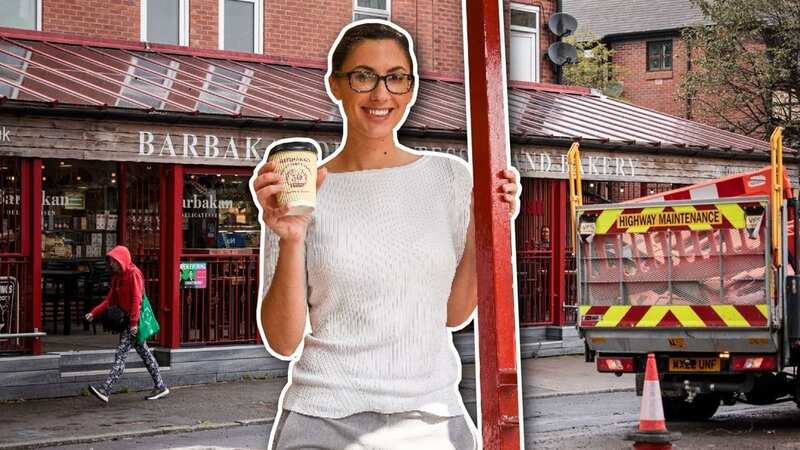 Frankie Dyer, who runs the Barbakan, said roadworks in Chorlton threaten to 